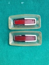 1966 Plymouth Barracuda Tail Light Reverse Lenses Oem Pair