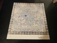 LUCIFER- Demonise Blotter Art Signed Numbered 92 Of 100 