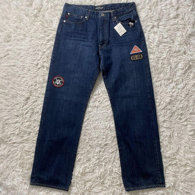 [良品] STUSSY デニム 34㌅　ストリート　hiphop y2k 良品] STUSSY デニム 34 ストリート hiphop y2k