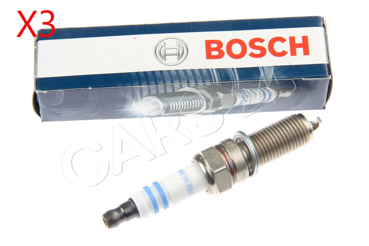 BOSCH 3x Spark Plug For ALFA ROMEO Mito FIAT HYUNDAI KIA LANCIA 02-18 0242145510