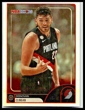 2025-26 Topps NBA Hoops Donovan Clingan #110 Trail Blazers