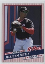 2022 Reading Fightin Phils Top 10 Team Issue Jhailyn Ortiz 0wd2