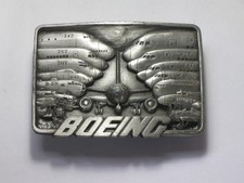 Boeing Belt Buckle Siskiyou Buckle Company Pewter Vintage Limited Edition