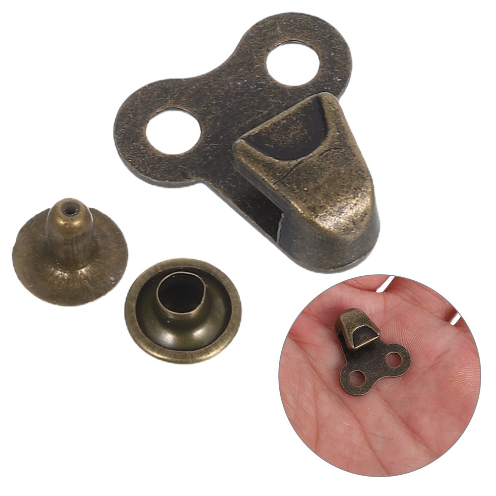 APL 20 Pezzi Rivetti Riparazione Scarpe Uomo Fibbia Scarpe Sostituzione Gancio Scarpe Con Clip