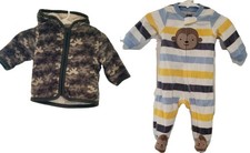 Healthtex 0-3M Green Hoodie and Carter's Footie Pajamas 0-3M  FREE SHIPPING