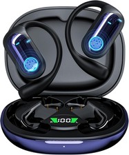 168 Languages AI Live Translation Earbuds, 4-in-1 Smart Mode Light Blue