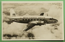 DR WHO BRITISH EUROPEAN AIRWAYS VIKING CLASS AIRPLANE RPPC w16036