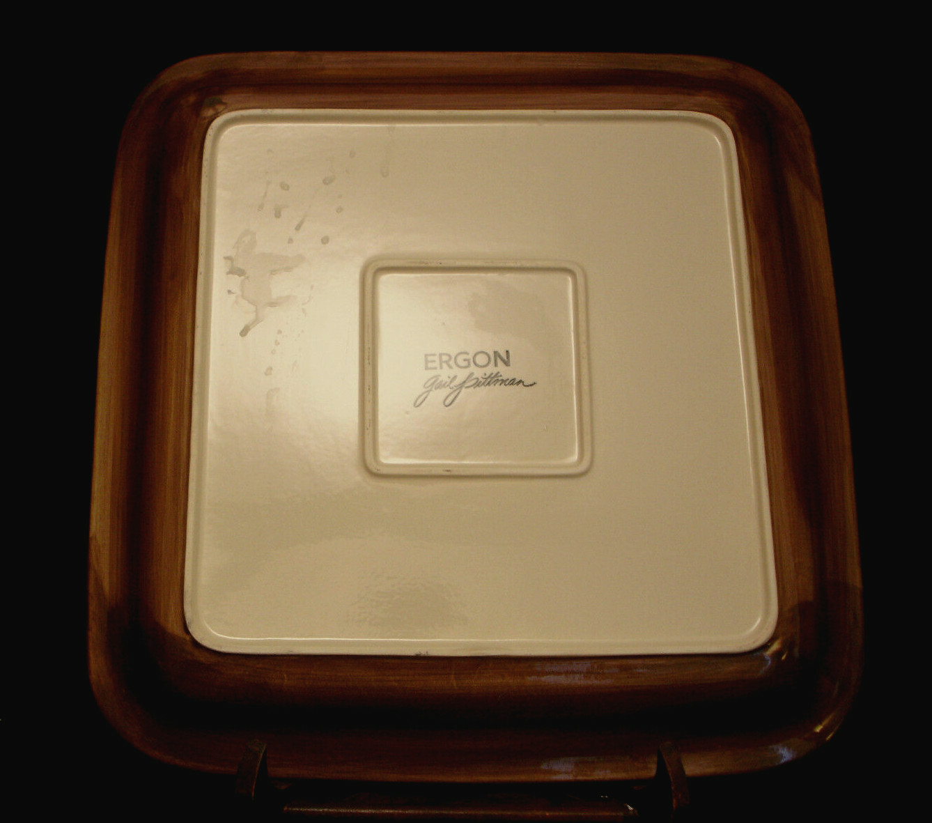 ERGON by Gail Pittman LARGE SQUARE SERVING PLATTER 14 3/8" eBay