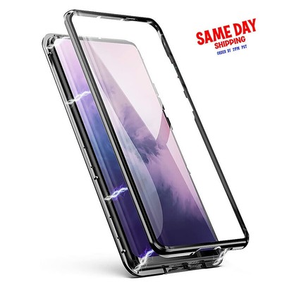 Superior Quality Magnetic Tempered Glass Cover Case for OnePlus 7T Pro Cellphone