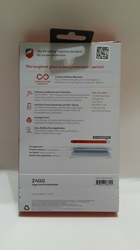 ZAGG Invisible Shield Glass+ Extreme Impact & Scratch Protection for iPhone X - 第 2/6 張圖片