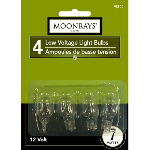(2 PKS) Moonray 11w Clear Glass T5 Wedge Base Incandescent Light Bulbs.Two Packs - Picture 1 of 9