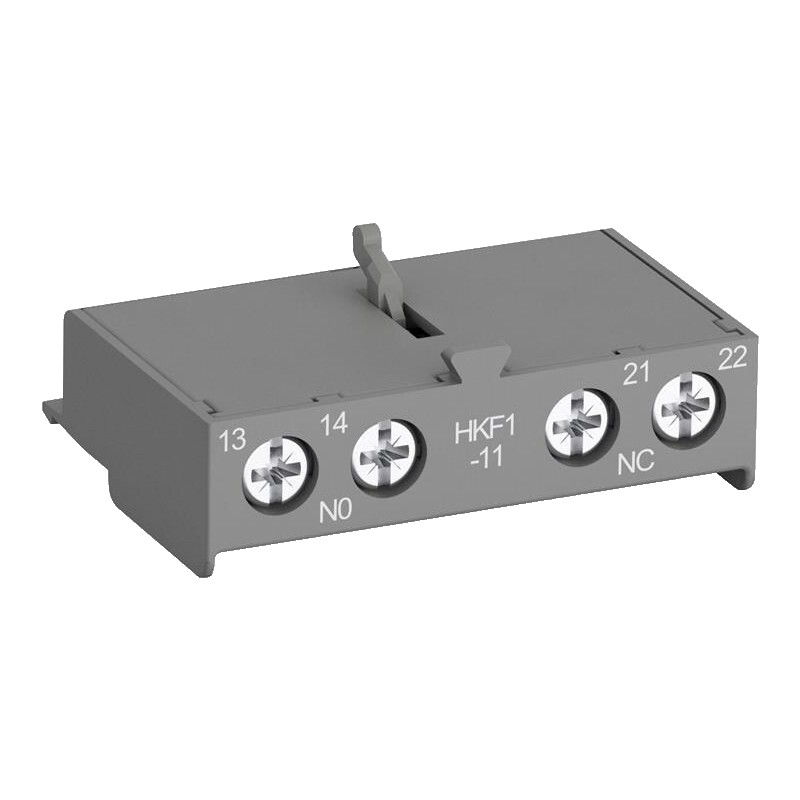 Bloc contact modulaire ABB HKF-11 pour automatismes et armoires électriques
