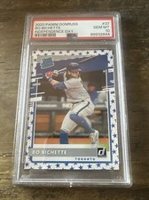 2020 DONRUSS Bo Bichette RATED ROOKIE PSA 10 GEM MINT Independence Day Flawless