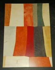 NUVOLO Post-War Materiality art gallery invitation card 2017 Di Donna Celant