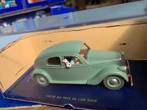 NEU Automodell 1/43 TIM + STRUPPI Tintin Voiture Lancia Aprilia l'Emir OVP Hergé
