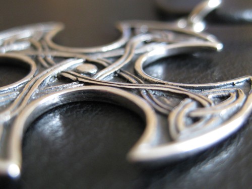 Keltischer Knoten 925'er Silber Kettenanhänger Kreuz Keltenknoten / KA 832.2 - Bild 4 von 7