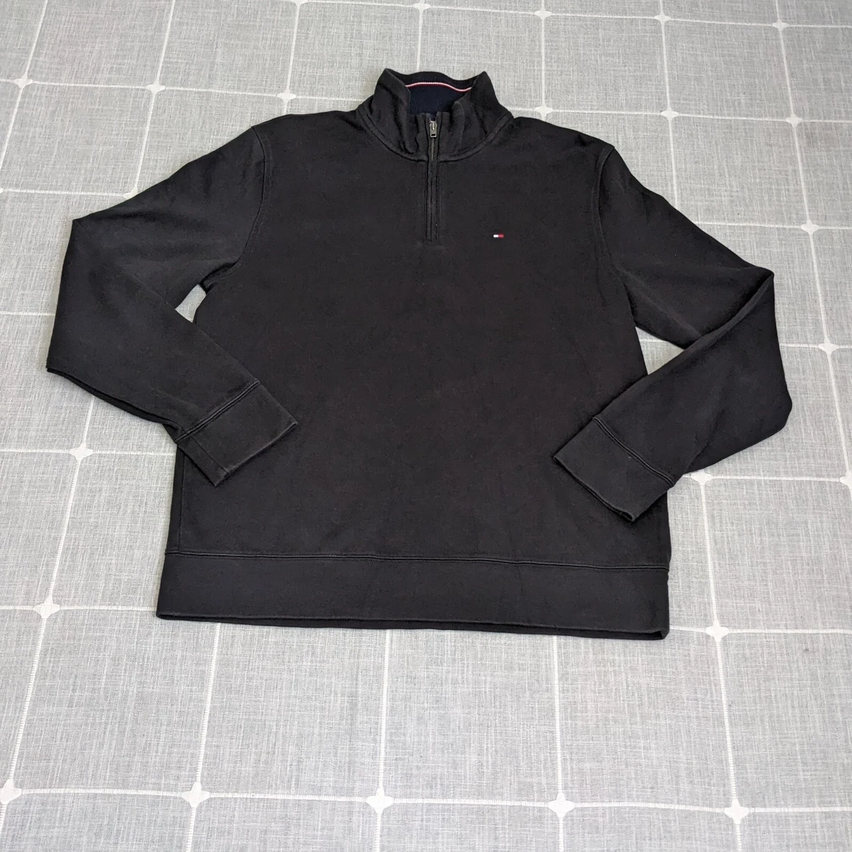 Tommy hilfiger on sale black sweater