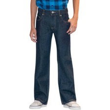 Faded Glory Jeans Boys Youth Sizes Relax fit Black and Dark Blue