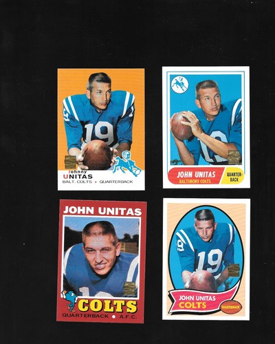 2000 Topps Unitas Reprints Complete Set (18-cards) Football Trading Cards NFL - Picture 4 of 5