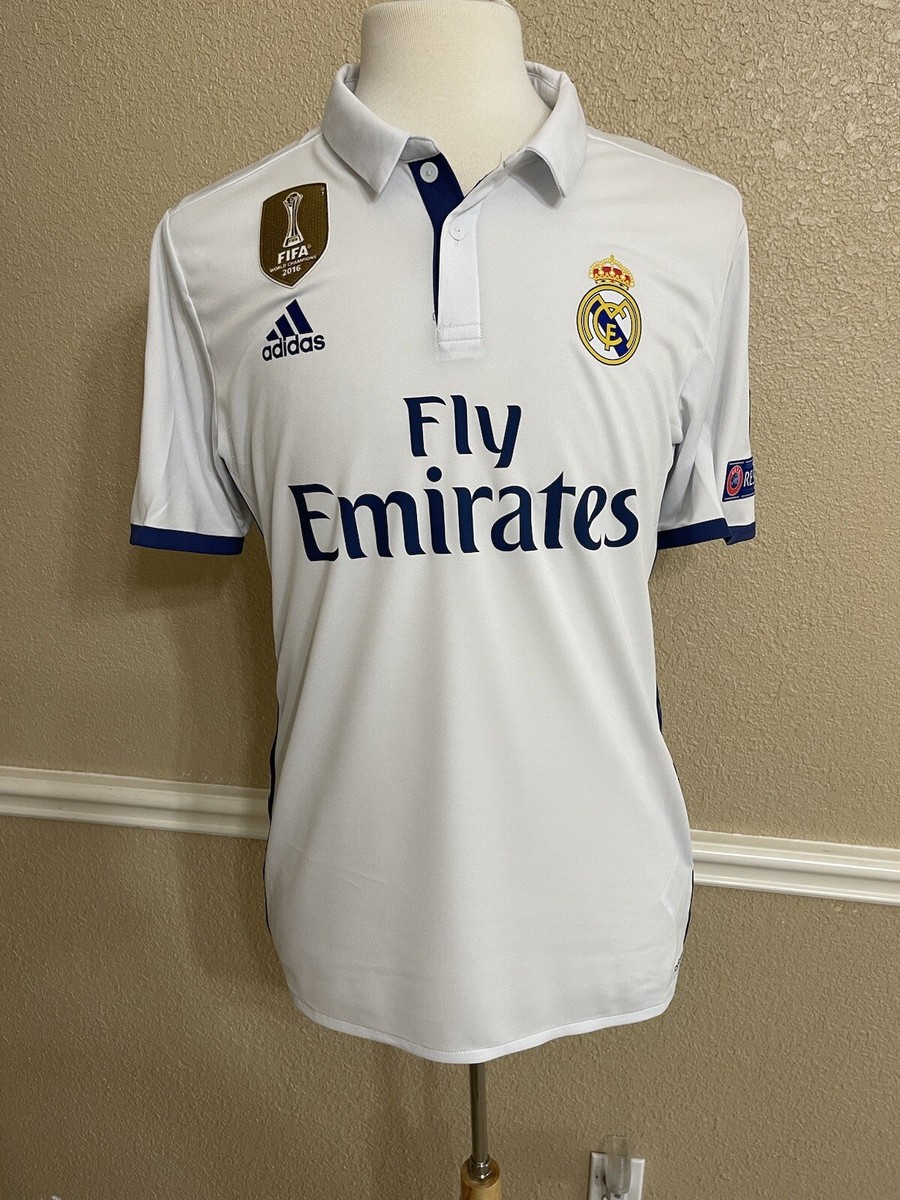 adidas Real Madrid Sergio Ramos シャツ Mサイズ Trikot Adidas Real Madrid 2018-2019 Home UCL - Sergio Ramos