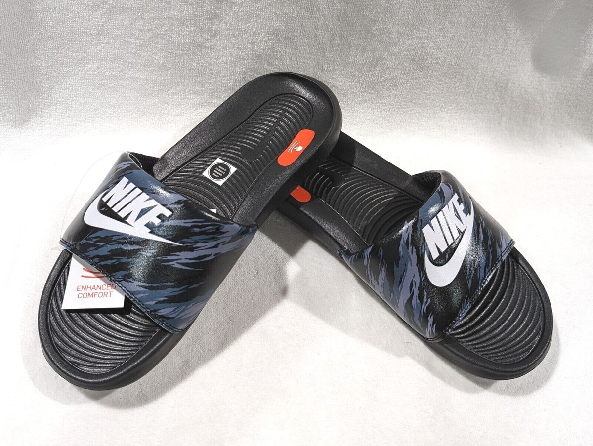 Nike Victori One Slide CN9678-009 Black/Pure-Platinum  Men\'s 13 Brand New Nike Victori One Printed Slides  main image 4