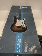 LyxPro Full Size Electric Guitar with 20w Amp, Package Includes All Accessories,