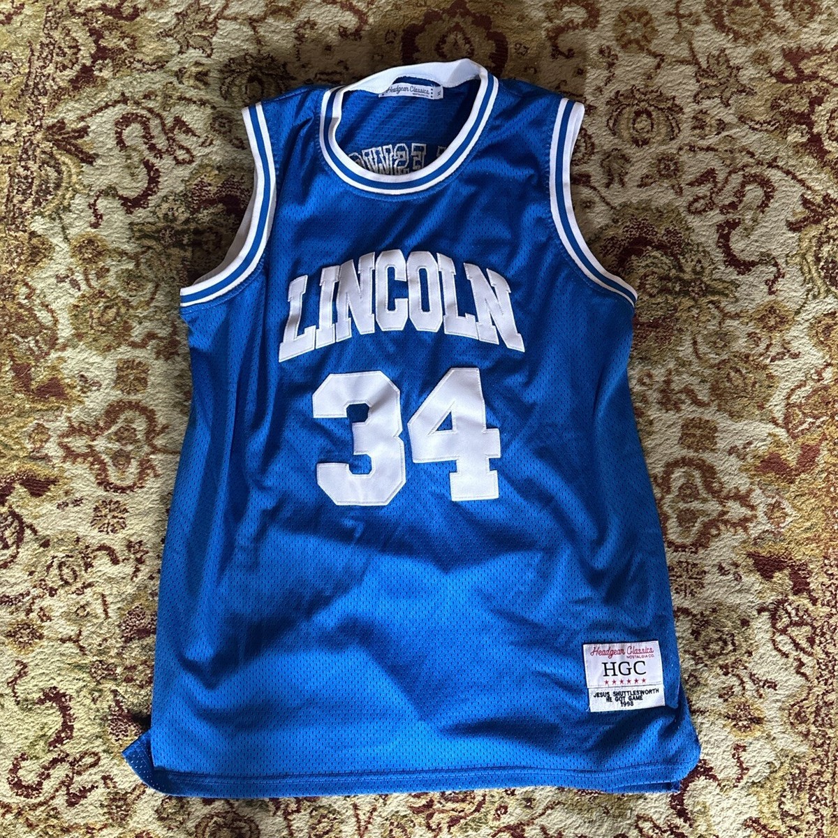 Champion Jesus Shuttlesworth Ray Allen He Got Game Jersey Mens XL