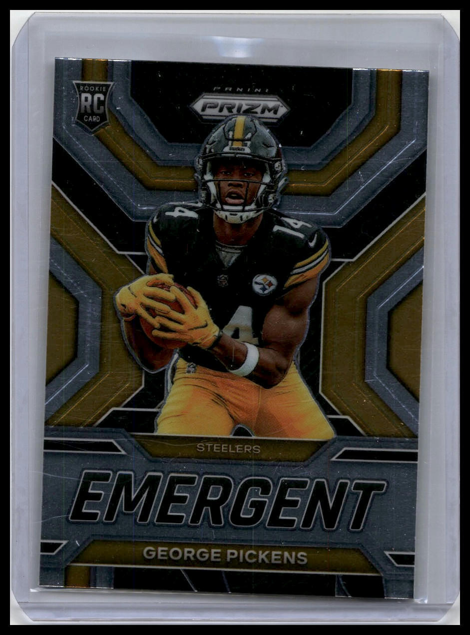2022 Panini Prizm #E-17 George Pickens Emergent