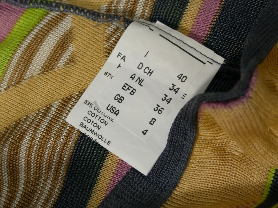 Missoni Damen  Rock Gr. 34 DE  mehrfarbig  gestreift   ( S 81447) - Bild 3 von 4