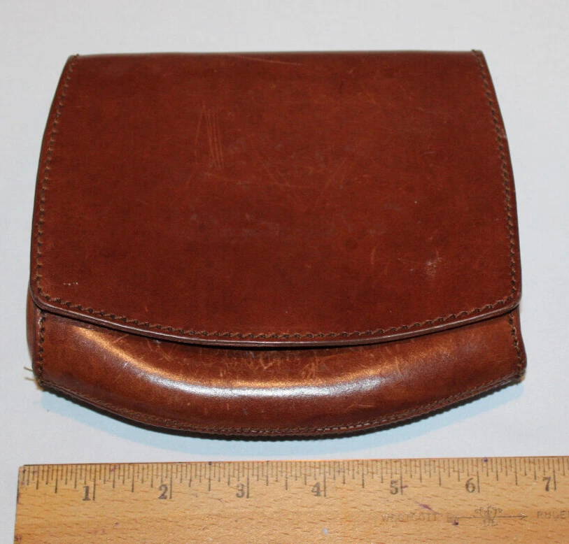 Monedero De Vecchi by Hamilton Hodge cuero genuino Italia marrón (sin correa) Foto 2 de 4