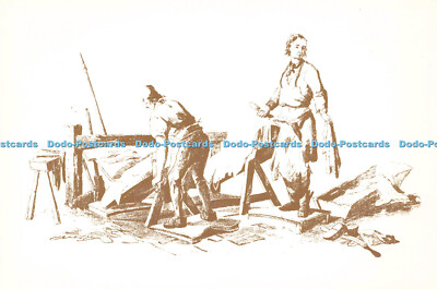 D144395 Auenland Postkarten Serie 1. Microcosm. 1806. William Henry Pyne. Nr. 6. Ta