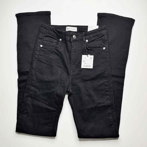Zara High Rise Split Skinny Jeans in 