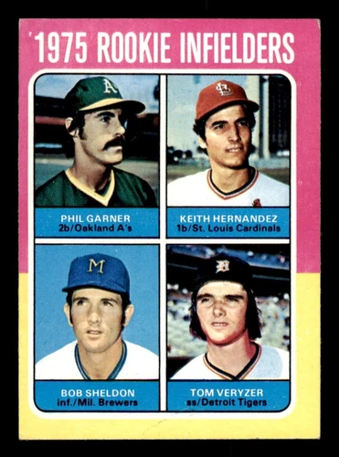 1975 Topps Baseball #623 Rookie Infielders Keith Hernandez VG/EX *d7