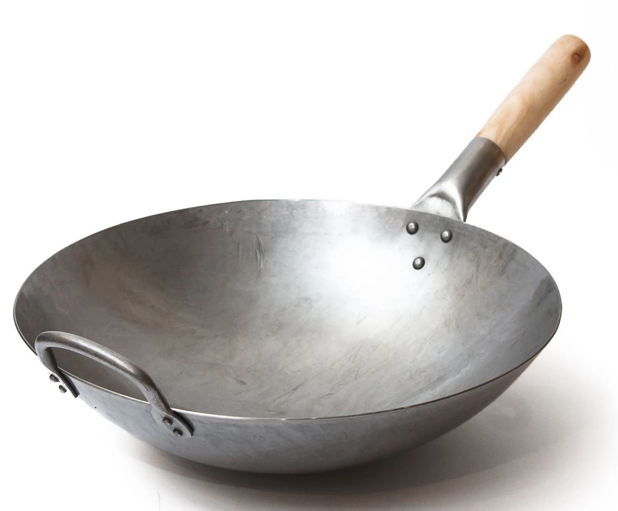 Craft Wok Traditional Carbon Steel 35 cm Hammered Round Wok (14 inch) 731W88
Opens in a new window o