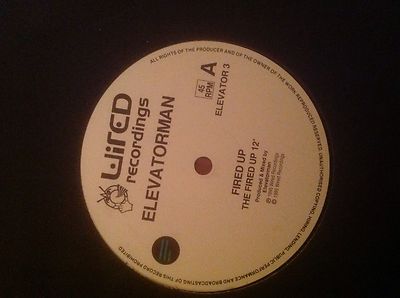 Elevatorman    Fired Up 12'' Vinyl House 1995 Wired Recordings 