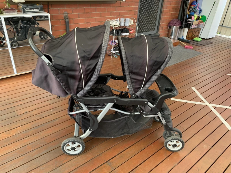 childcare double pram