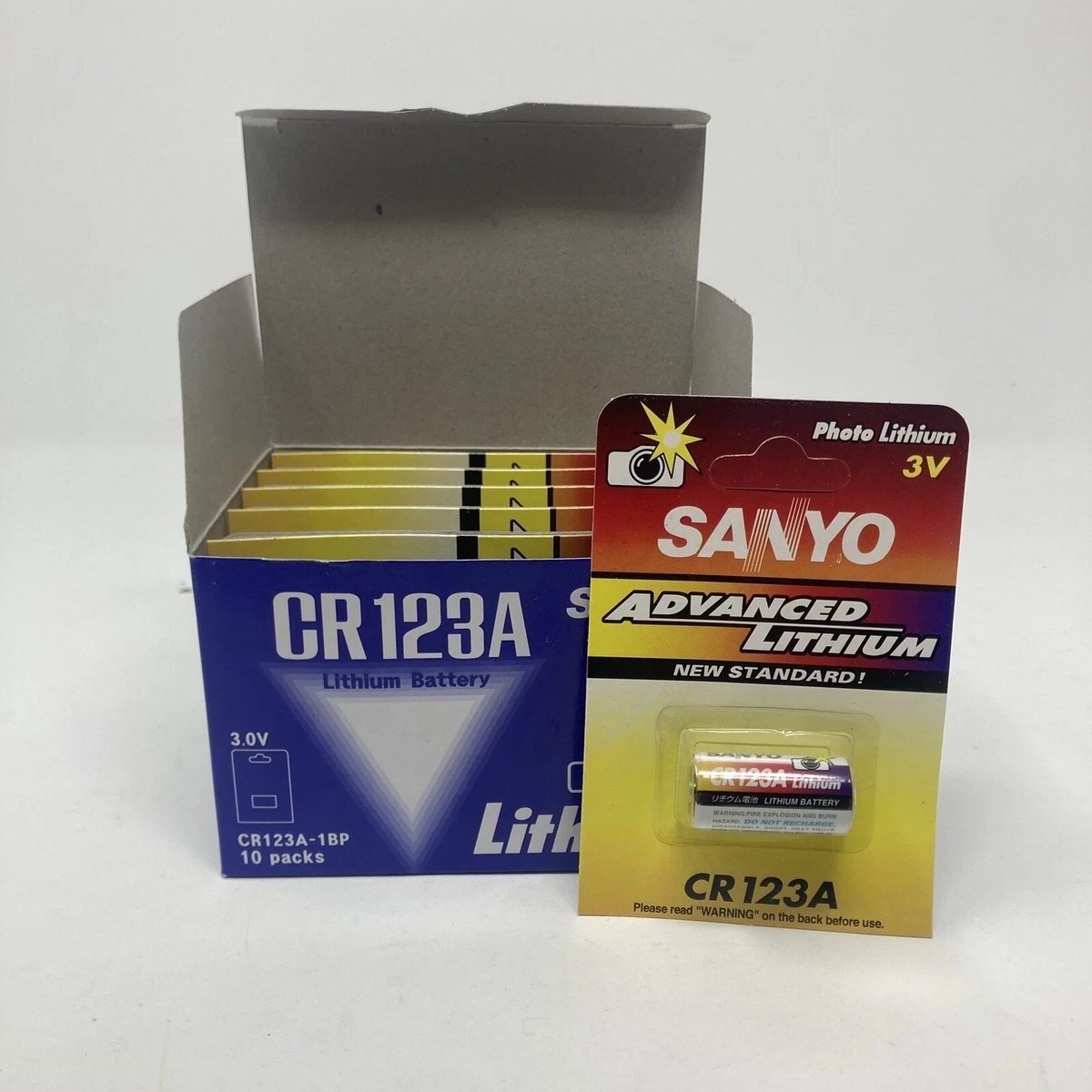 Sanyo cr123a clearance lithium battery