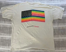 New Order 1989 North Amercian Concert T-Shirt - Very Rare