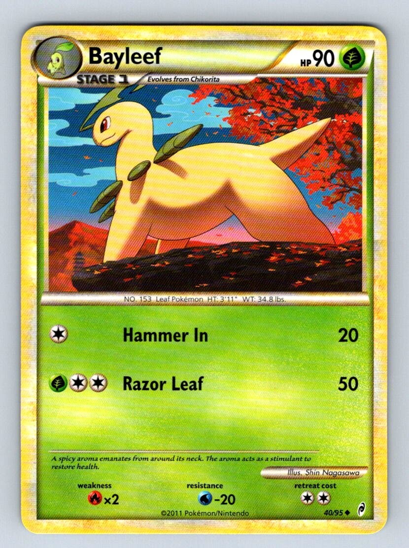 Pokemon Bayleef Call of Legends 40/95 NM
