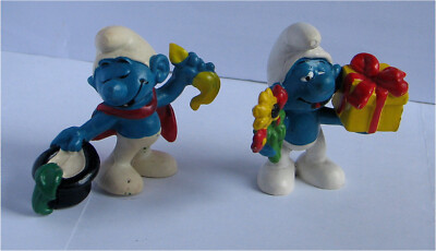 Cult Set of 2 Smurfs Schleich Gift Smurf + Magic Smurf Smurf Peyo