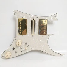 For Ibanez Guitar Prewired Loaded Pickguard with Coil Splitting HSH Alnico 5 Set