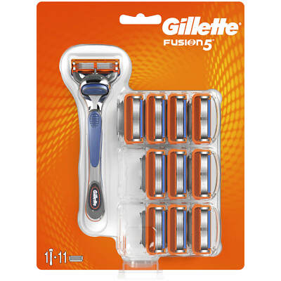 Gillette Fusion 5 Rasiermesser + 11 Klingen | KOSTENLOSER VERSAND