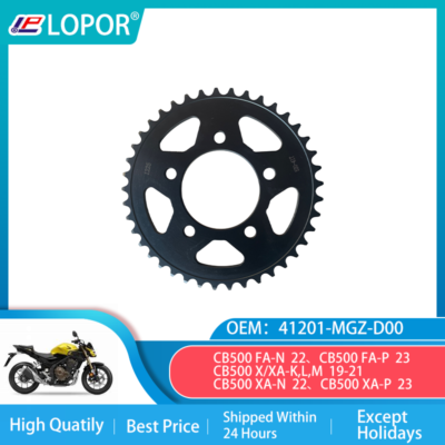 LOPOR 520-41T Motorcycle Rear Sprocket For Honda CB500 FA-N、P 22
