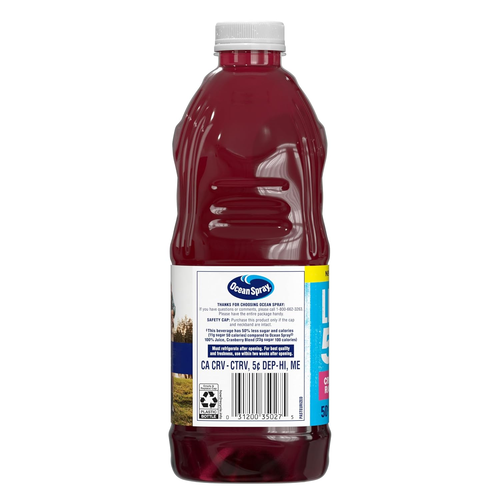 Ocean Spray® Cran-Raspberry50™ Cranberry and Raspberry Juice Drink, 64 Fl Oz Bot - Picture 5 of 13