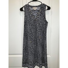 Michael by Michael  Kors Shift Dress sleeveless Tie front size Medium