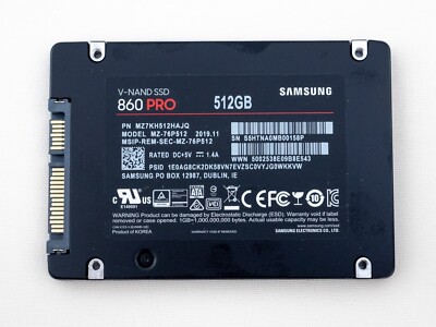 512gb Samsung 860 Pro Ssd Internal Ssd Samsung Ssd 860 Pro 512