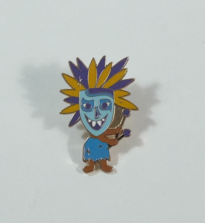 Walt Disney World 50th Anniversary Mystery Pin Child Tiki Mask Small World
