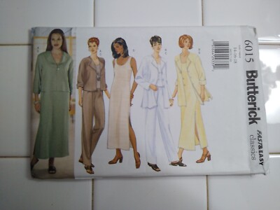 UNCUT Size 14 16 18 Butterick  6015 Fast & Easy Classics Pattern