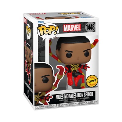Funko Pop! Marvel #1448 CHASE Spider-Man Miles Morales Iron
