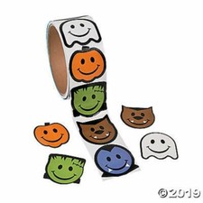 Monster Stickers Dracula Ghost Frankenstein Halloween Party Favors School Reward